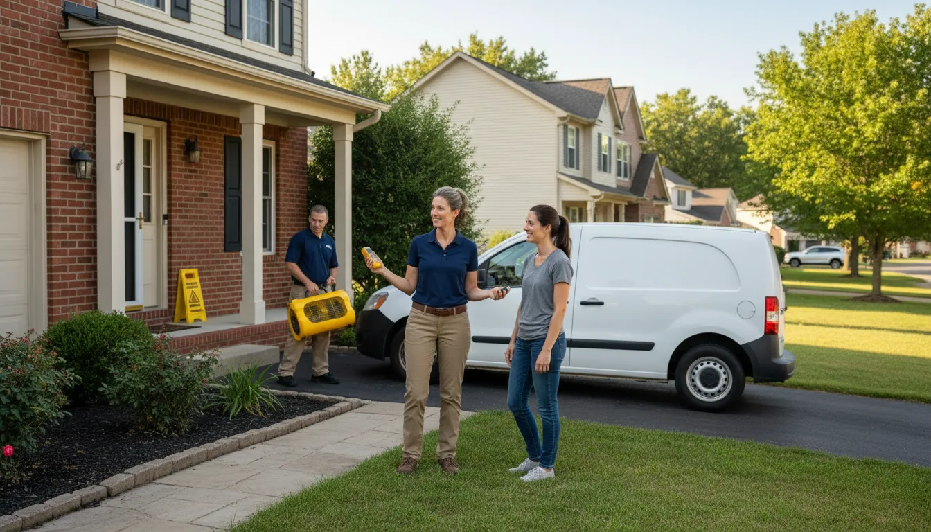 Residential water damage restoration in Ulm, MT
